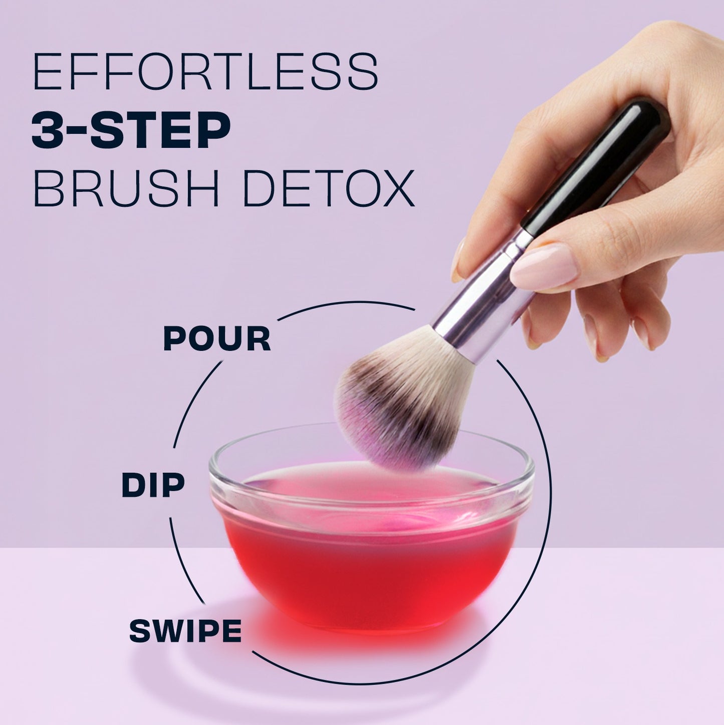 Original Rose Makeup Brush Cleaner 16 oz